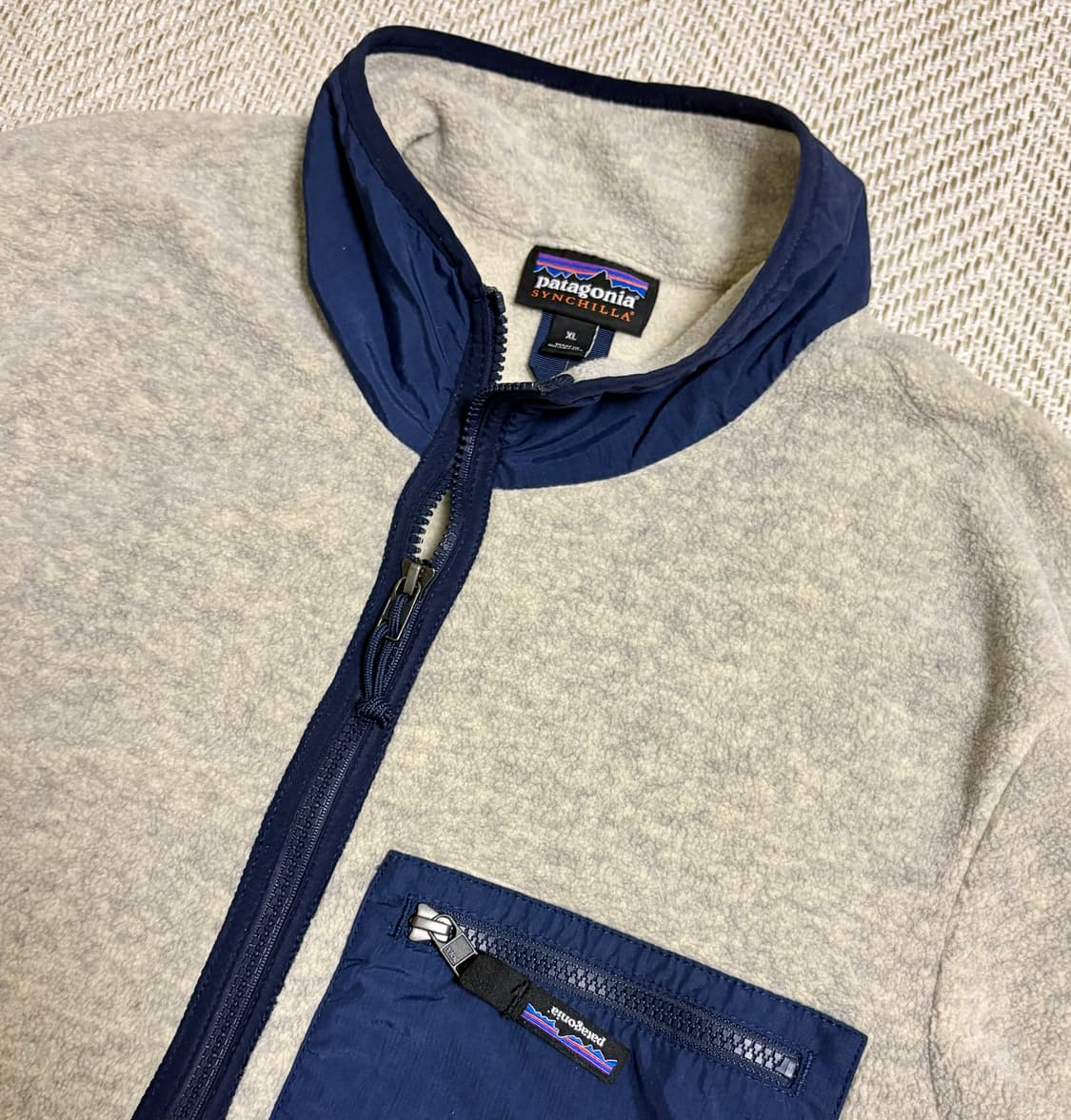 파타고니아 신칠라 플리스 집업 자켓 오트밀헤더 상품이미지2