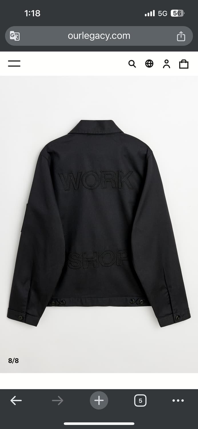 Our Legacy x Dickies 아이젠하워 Jacket 상품이미지1