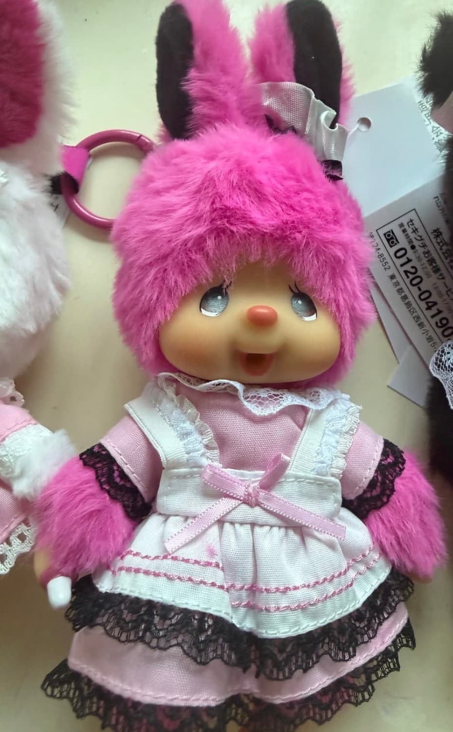 몬치치 홍콩 치무탄 핑크 드레스 키링 새제품 상품이미지1