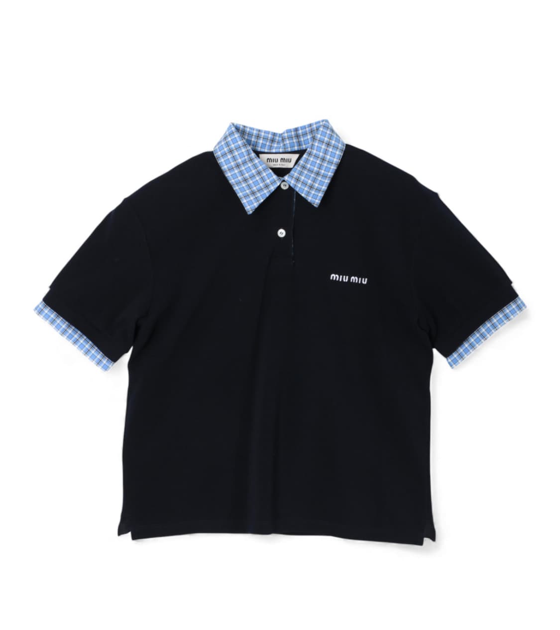 miumiu 레이어드 폴로 셔츠 m 상품이미지2