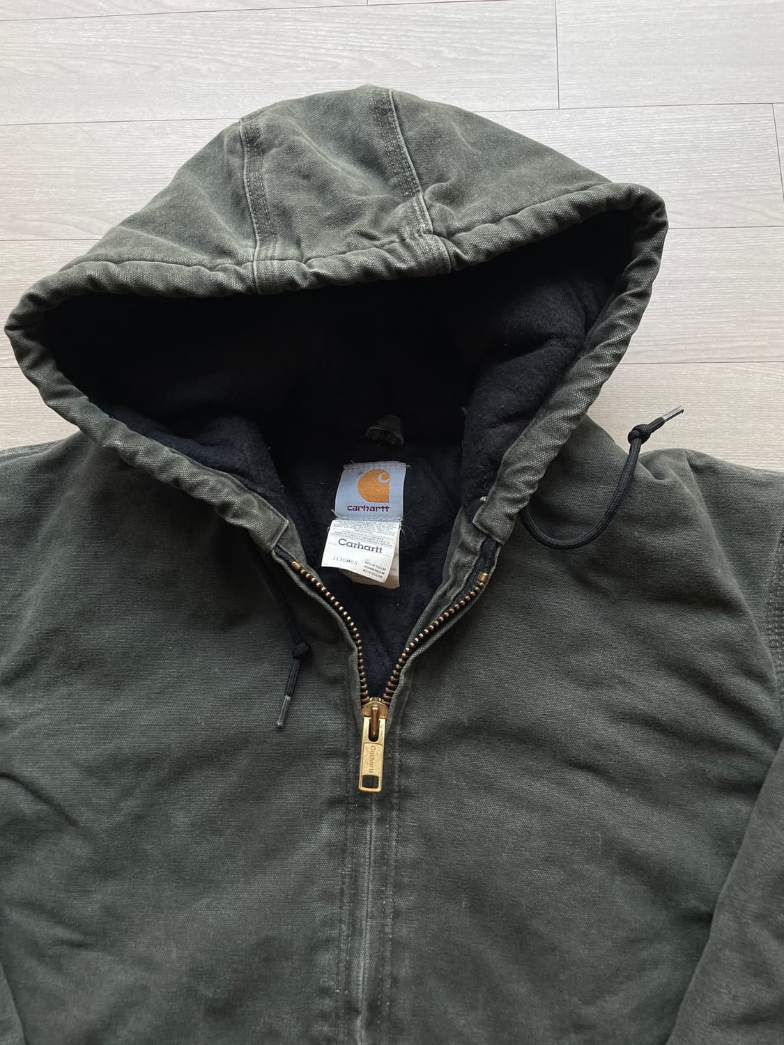 칼하트 j130 mos 모스 액티브 샌드스톤 상품이미지4