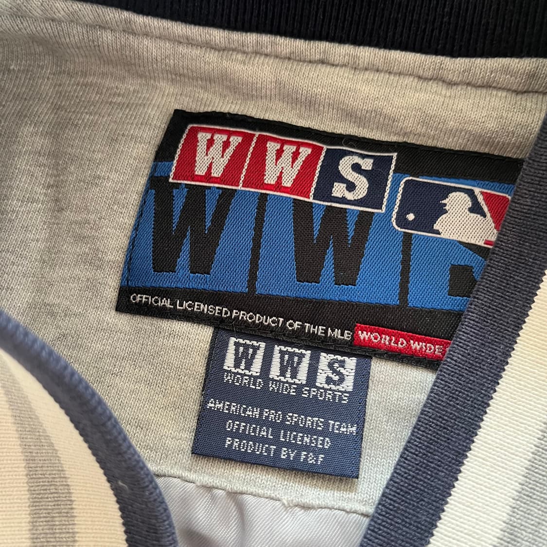 wws 뉴욕양키즈 코튼 바시티 자켓 상품이미지3