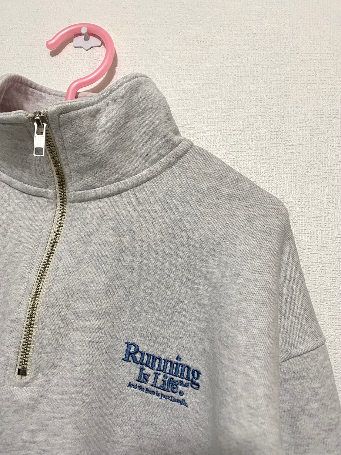 던스트 하프 반집업 맨투맨 상품이미지7