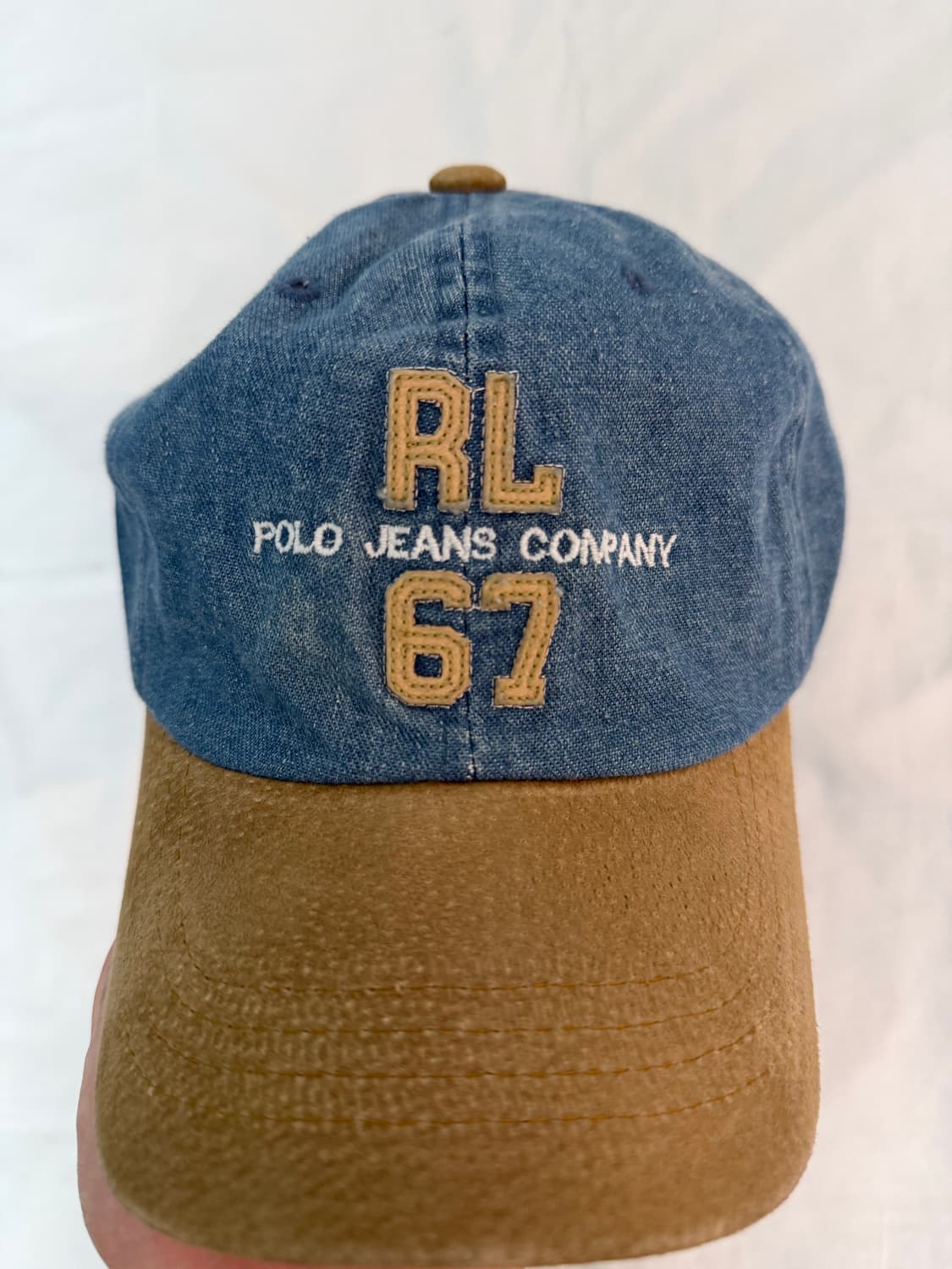 00s 폴로 랄프로렌 폴로진스 데님 자수 볼캡 상품이미지2