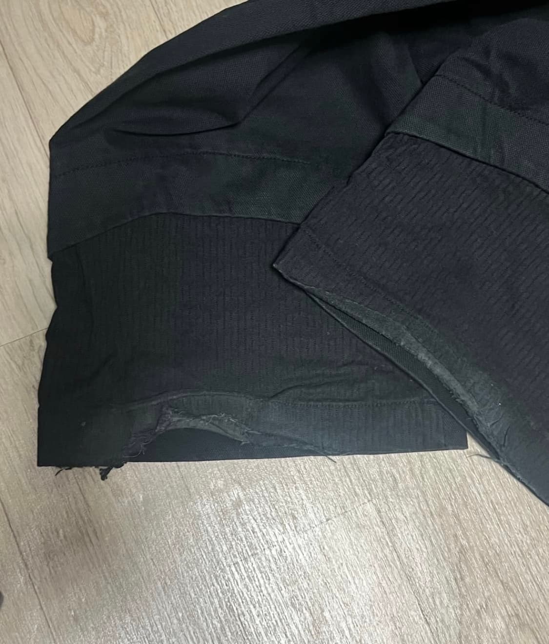 이그노타 코어:5 워시드 카고 팬츠 블랙 상품이미지4