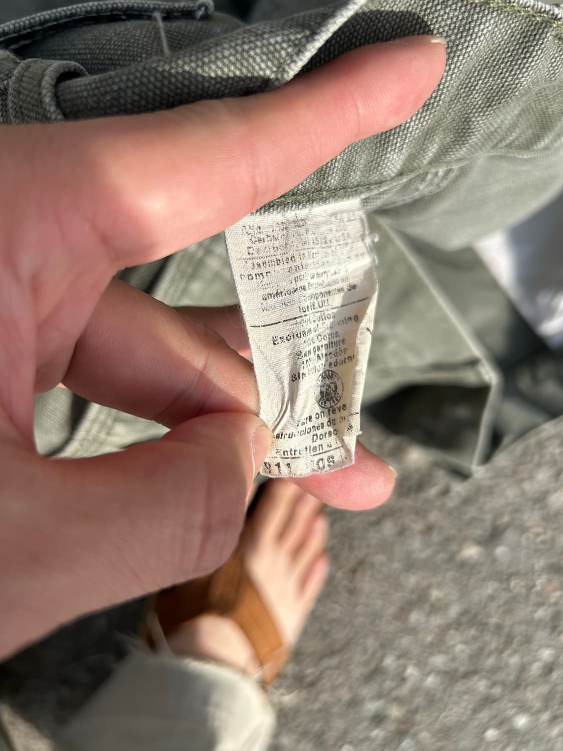 90’s 칼하트 B11 싱글니 모스그린 36in 상품이미지7