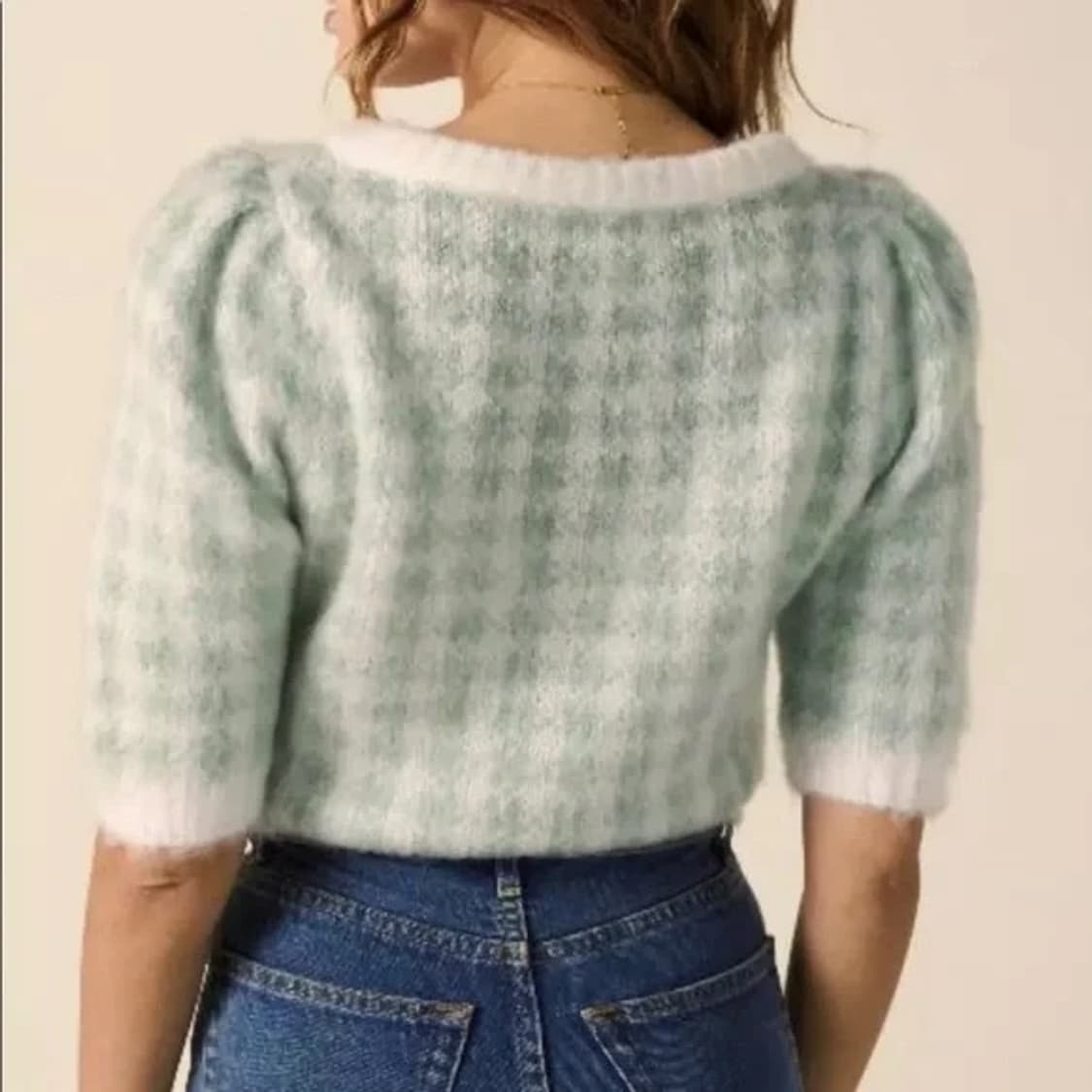 루즈 Rouje 세이지 로니 가디건 민트 사이즈 42 상품이미지3