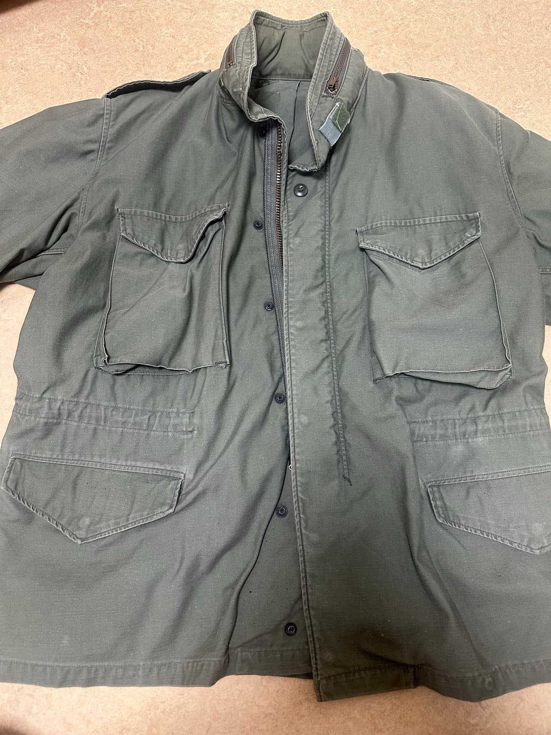 미군 오리지널 m65필드자켓 3세대 Large-Short 판매합니다 상품이미지4