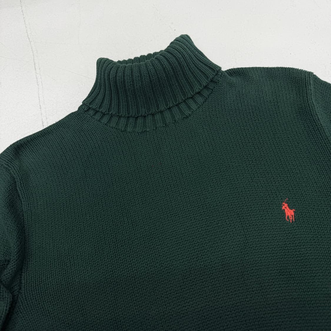 폴로 포니 목폴라 니트 그린 상품이미지3