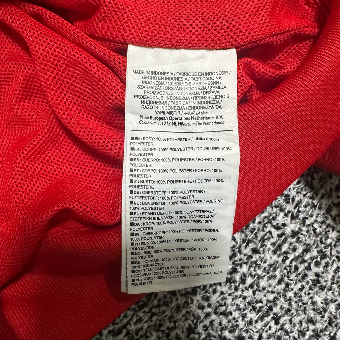 (M추천) 나이키 파리생제르망 바람막이 자켓 레드 상품이미지3