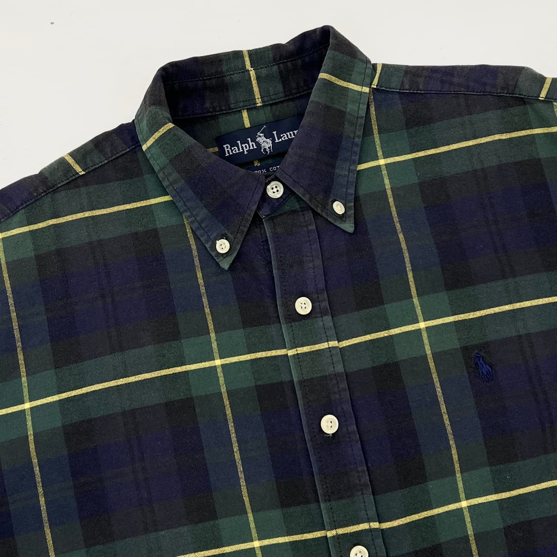 폴로 랄프로렌 빈티지 체크 셔츠 L 상품이미지2