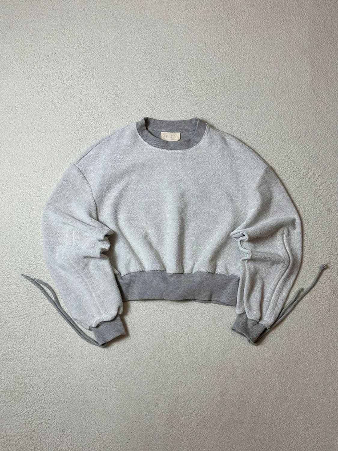 세이프선데이 크롭 오버핏 맨투맨 PN7573 상품이미지1