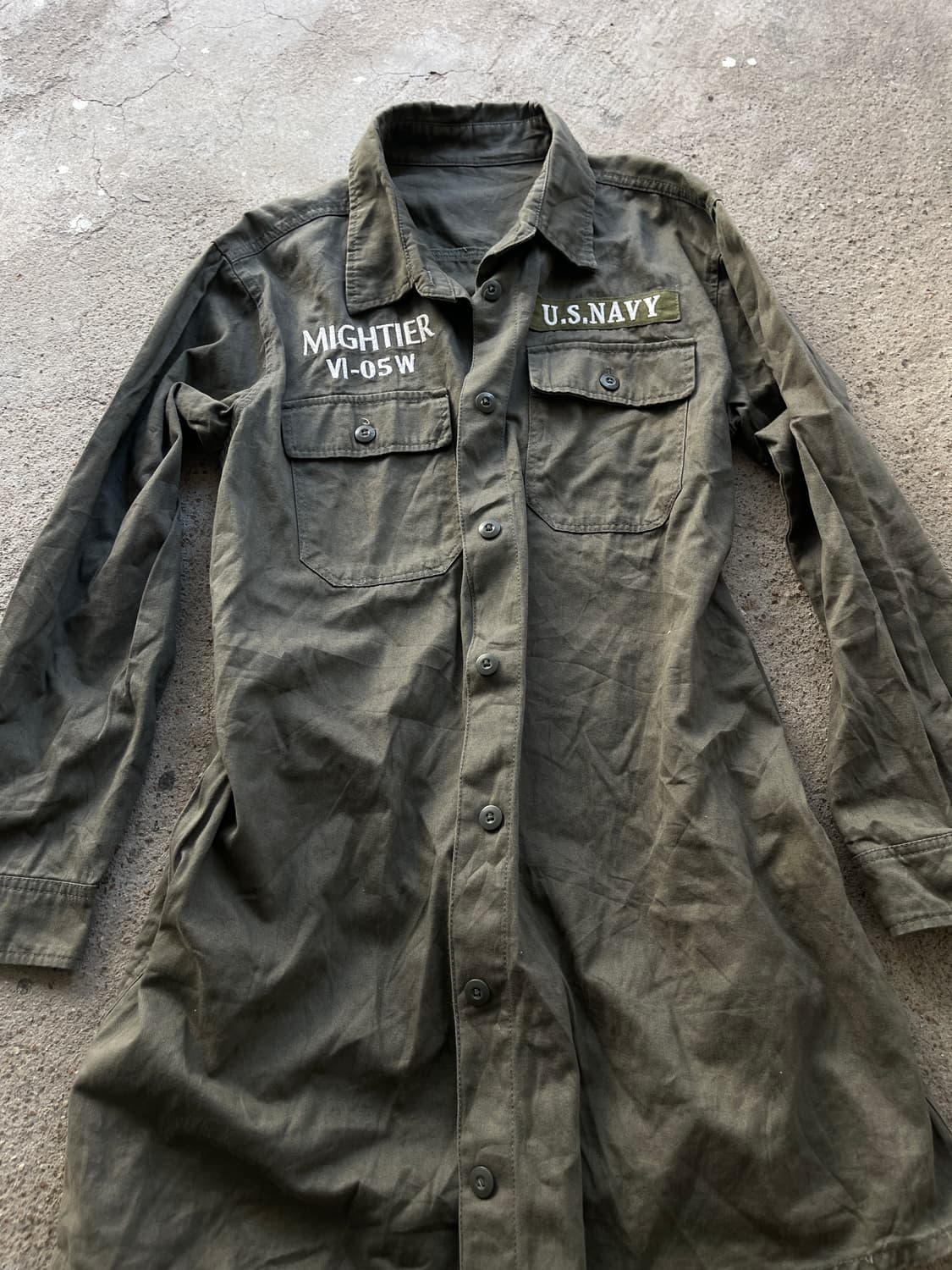 Miltery long jacket 상품이미지5