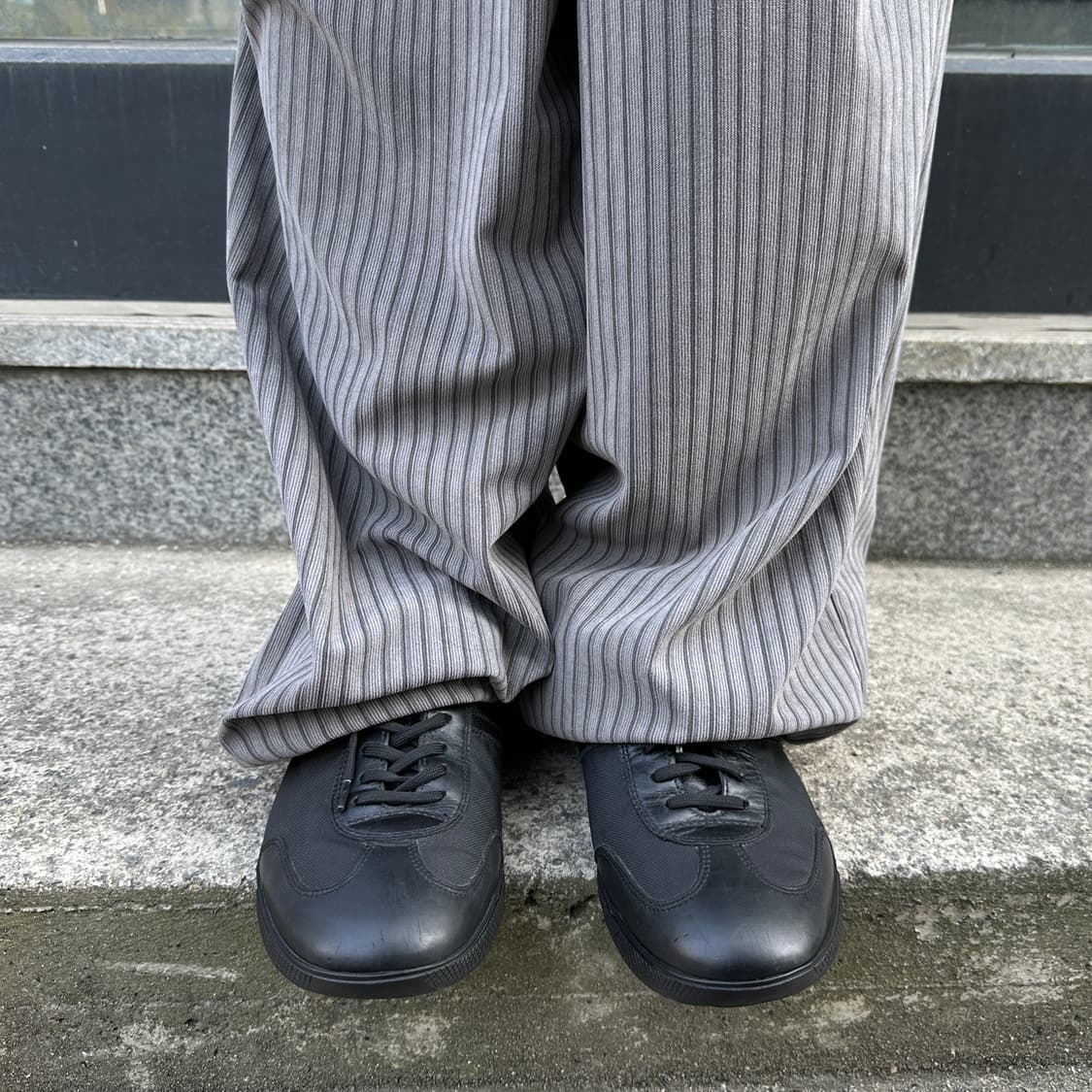 00s 블랙 프라다 스포츠 스니커즈 상품이미지7