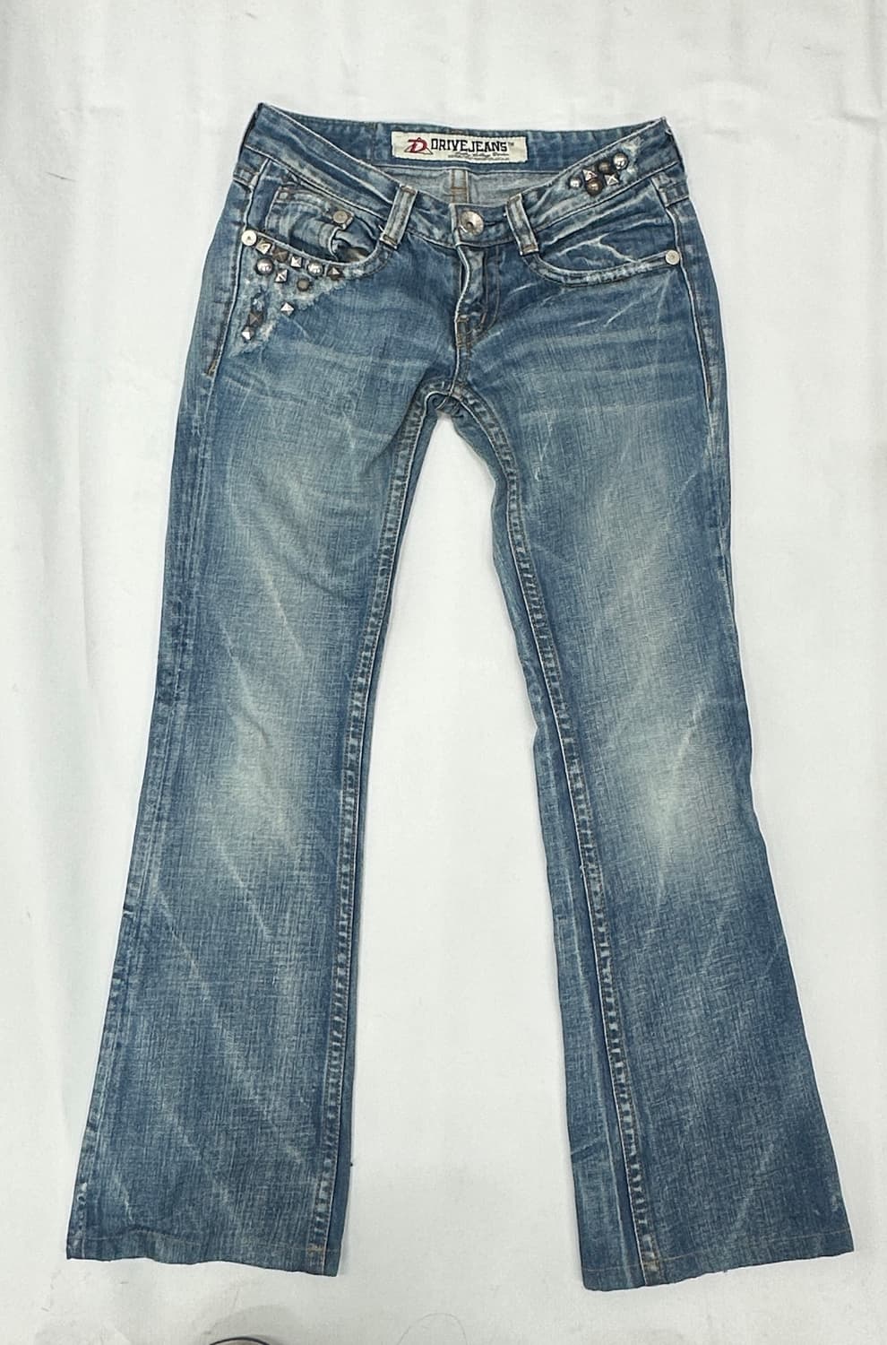 ⛓️DRIVE JEANS 쇠맛 워싱 부츠컷 데님팬츠⛓️펑크 보헤미안 상품이미지2