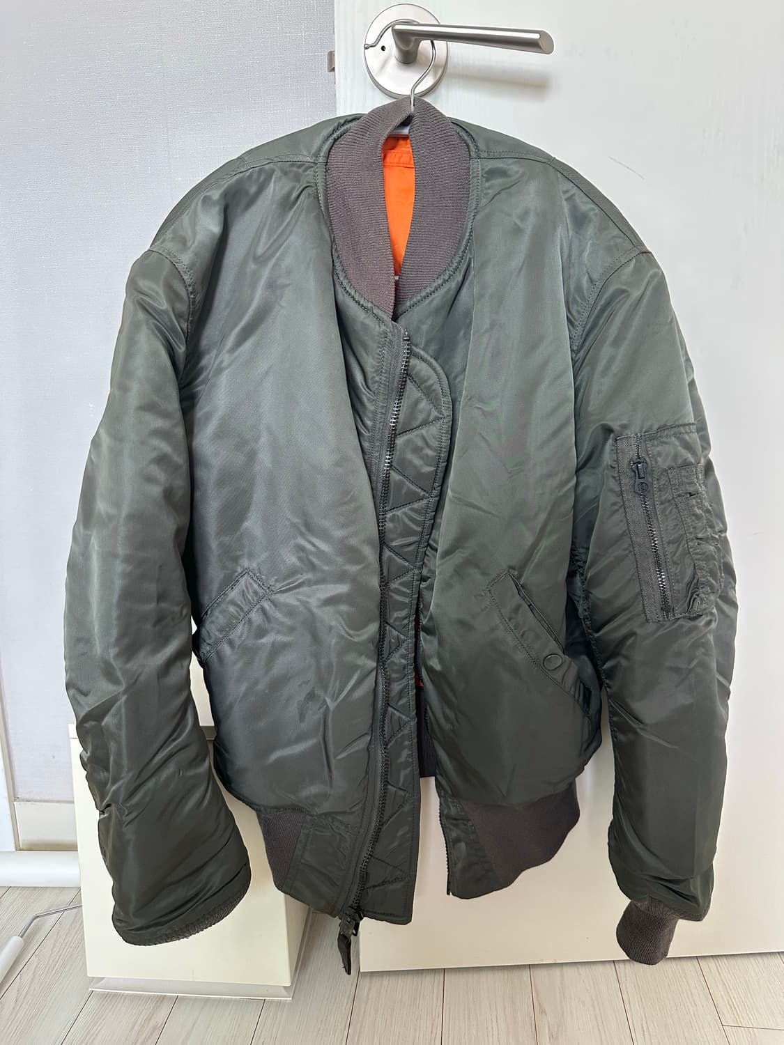 알파인더스트리 정밀복각 m사이즈 팔아여 상품이미지5