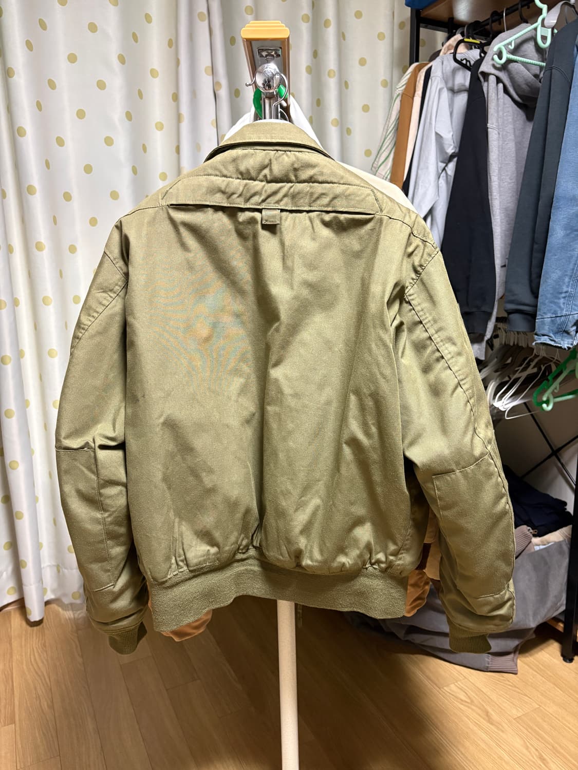80s cvc 탱커 자켓 L-L 라지-롱 상품이미지3