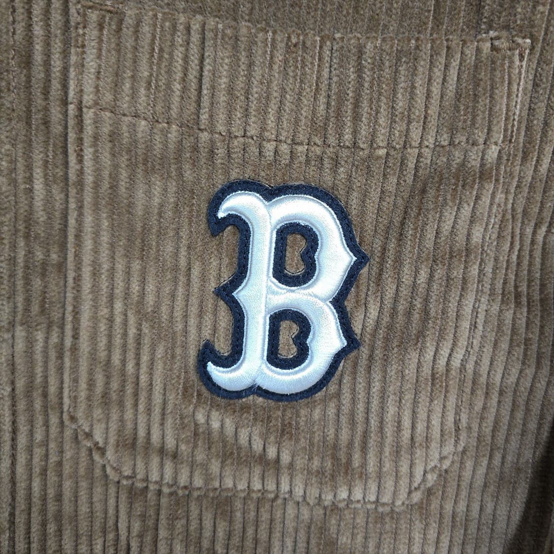 엠엘비(MLB) 코듀로이 셔츠 보스턴 B 패치 S 상품이미지6