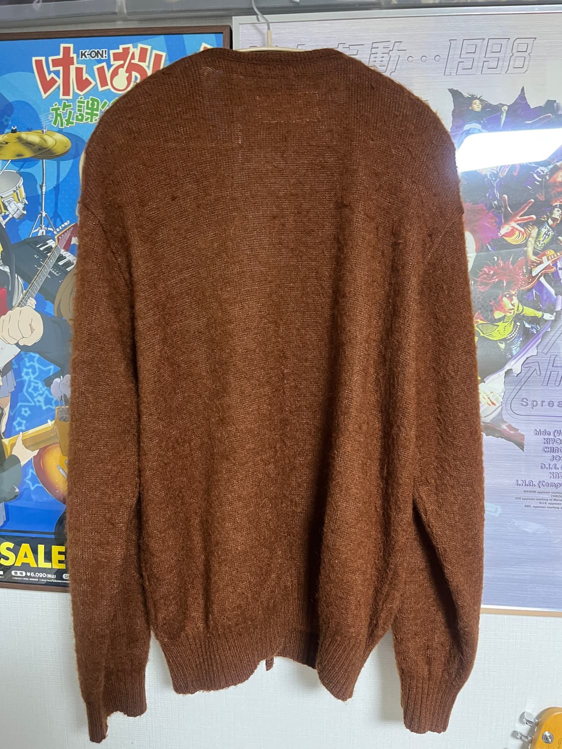 와코마리아 20fw 모헤어가디건 카멜 상품이미지2