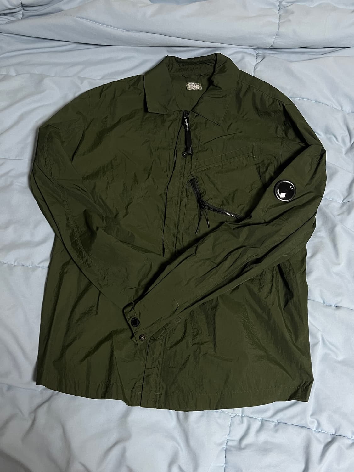 CP컴퍼니 나일론 오버셔츠 카키 L 상품이미지1