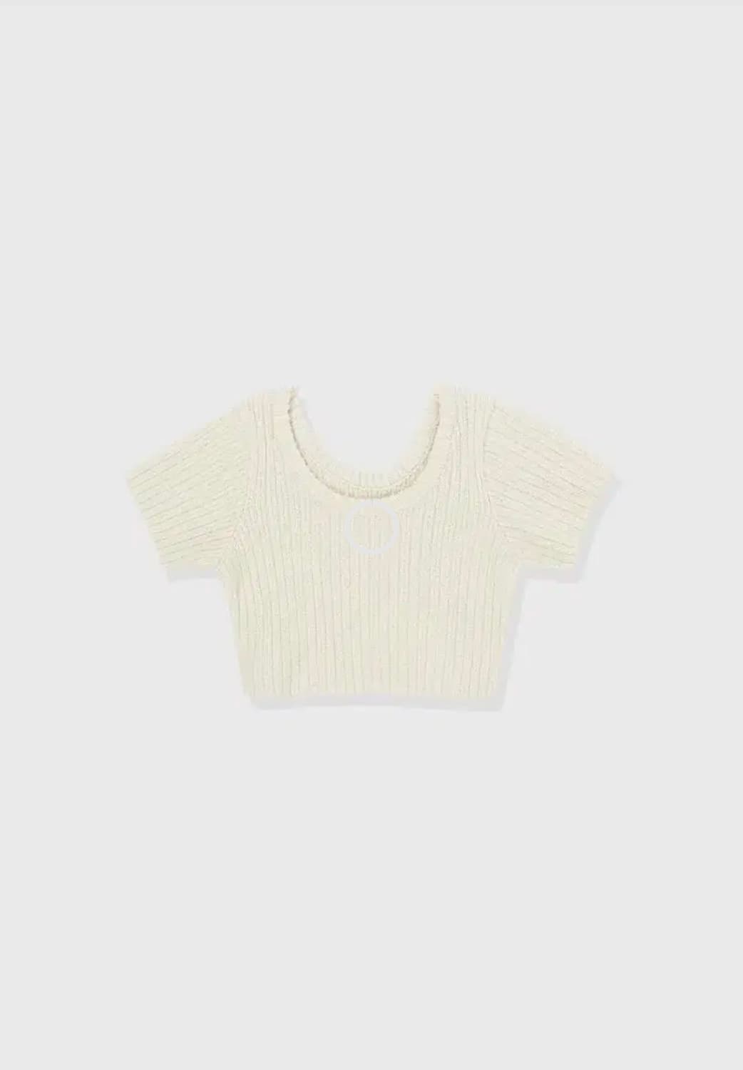 로우클래식 fluffy knitted top ivory 상품이미지2