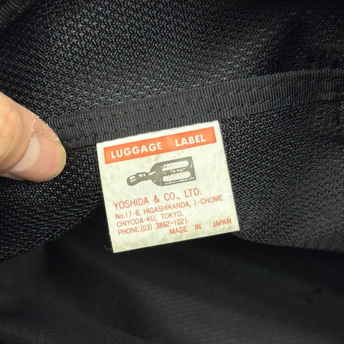 요시다포터 러기지라벨 뉴라이너 숄더백 블랙 상품이미지7