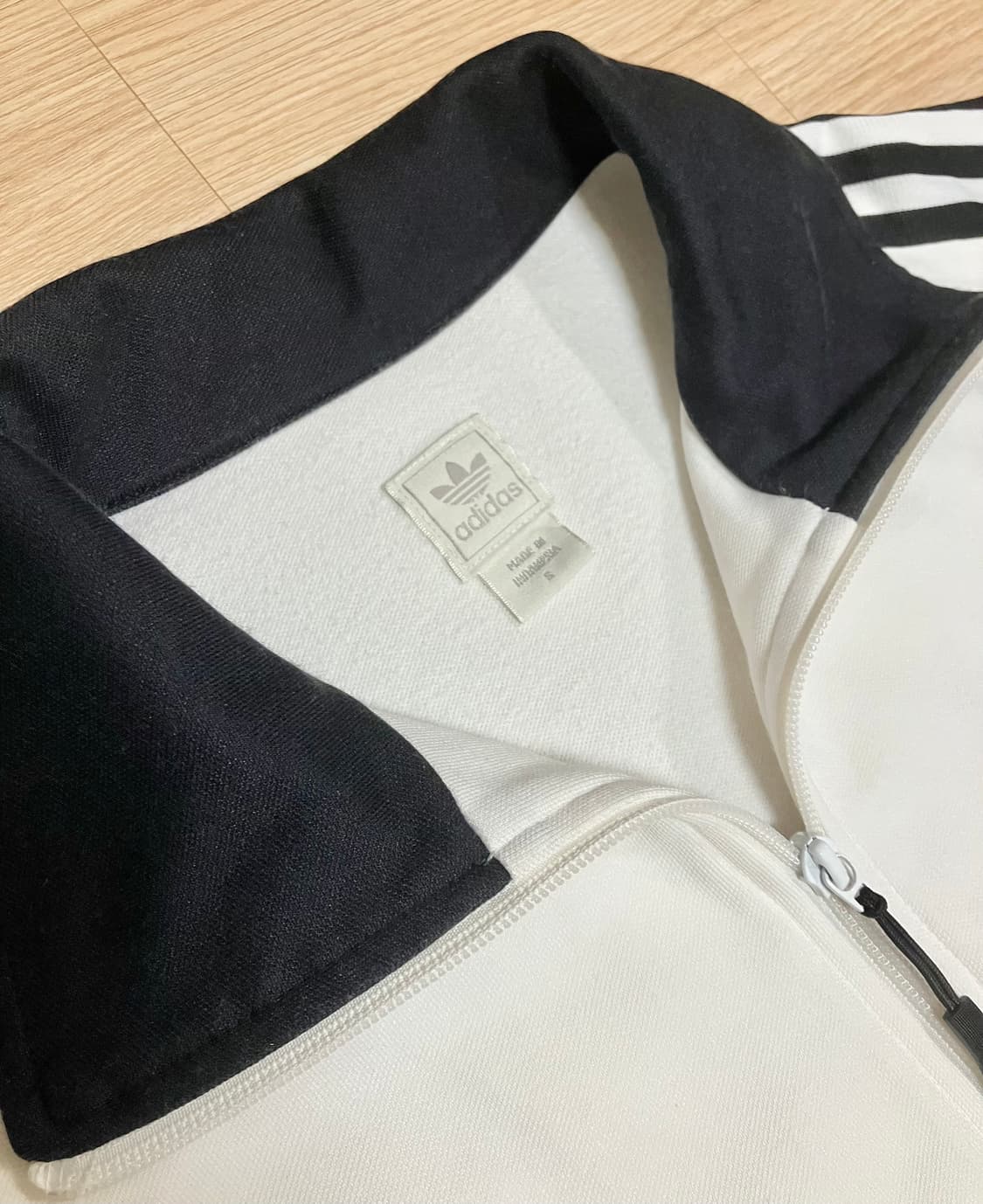 90‘s Black White Jersey 아디다스 져지 흰검 상품이미지3