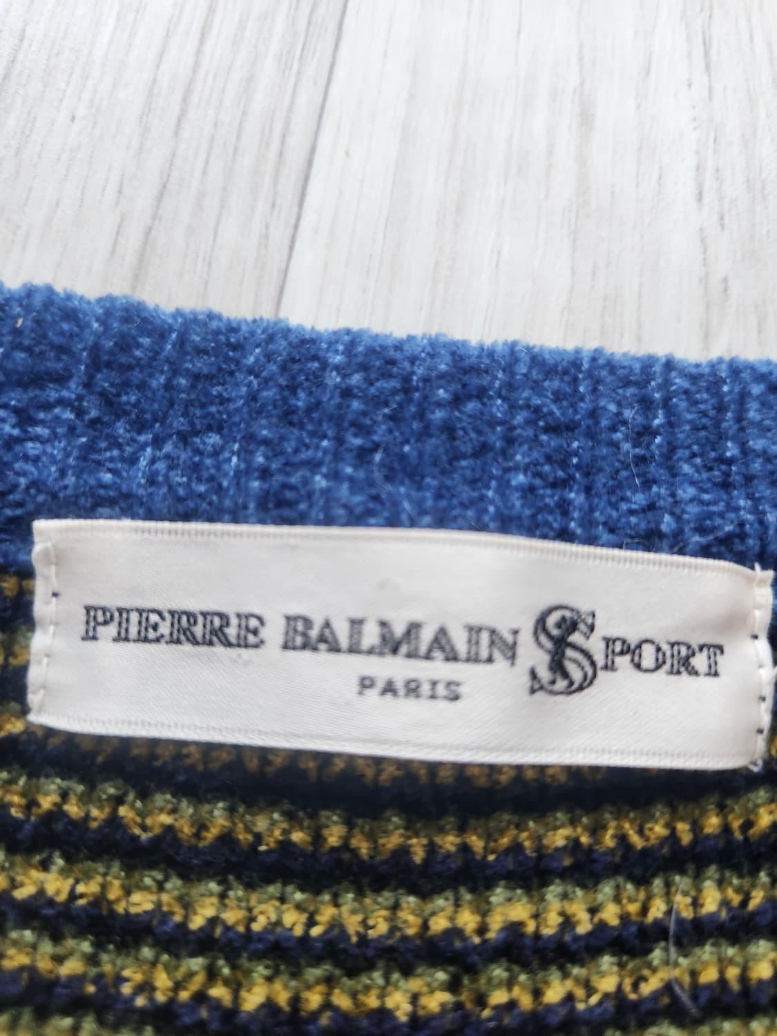 일본빈티지 피에르 발망 스포츠 다이아몬드 패턴 니트 L 상품이미지2