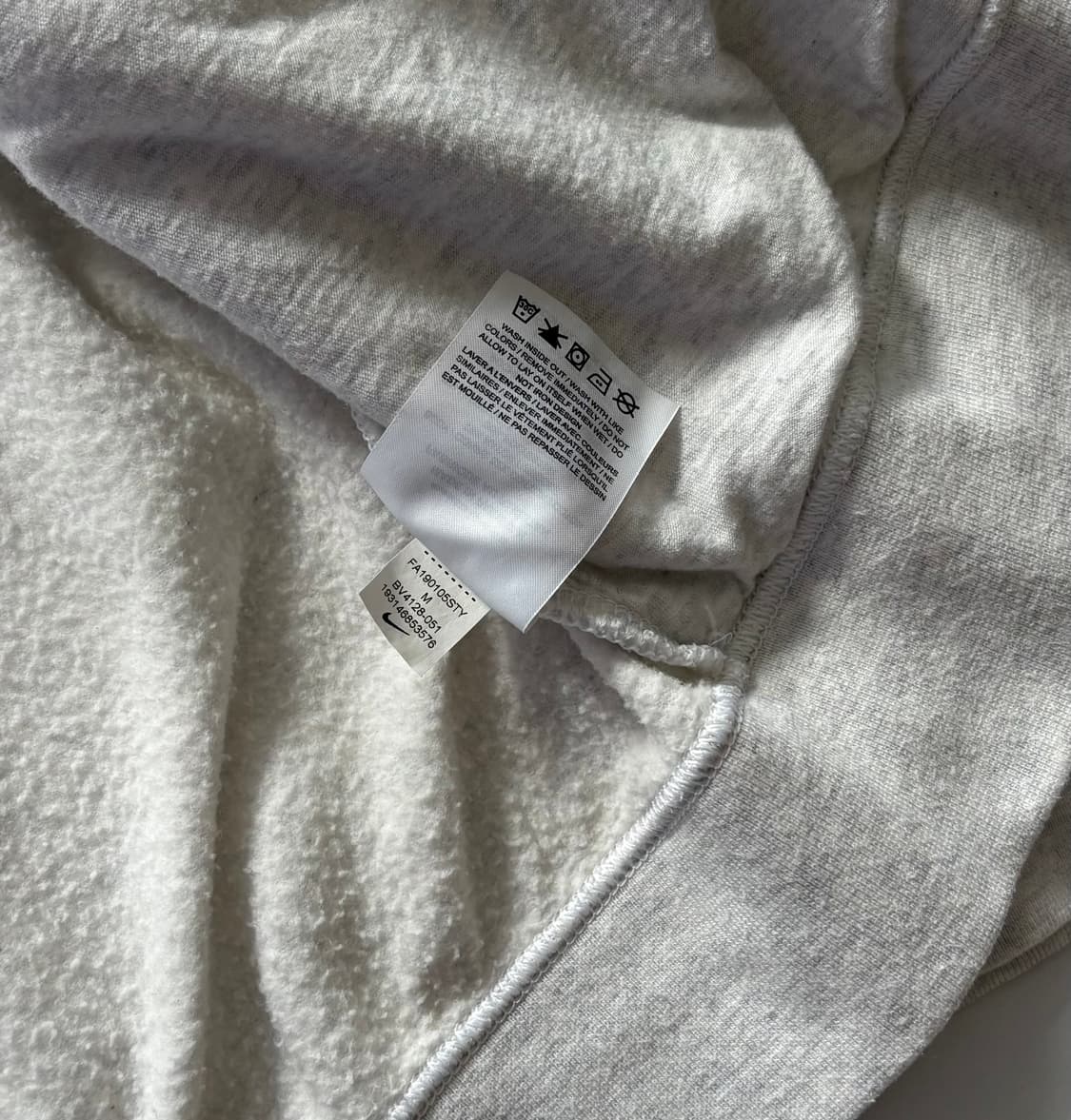 Nike 나이키 라이트 그레이 후드 집업 상품이미지5