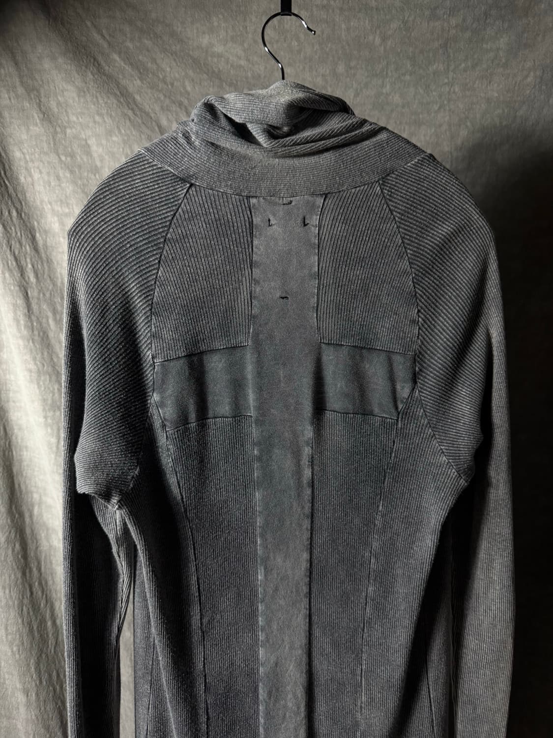 LGB BLACK CROSS Stone Washing Cardigan 상품이미지5