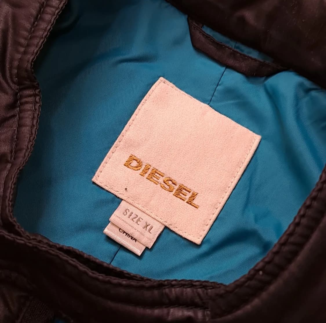 [디젤] 블랙 라이트다운 경량 바이커 패딩 자켓 상품이미지6