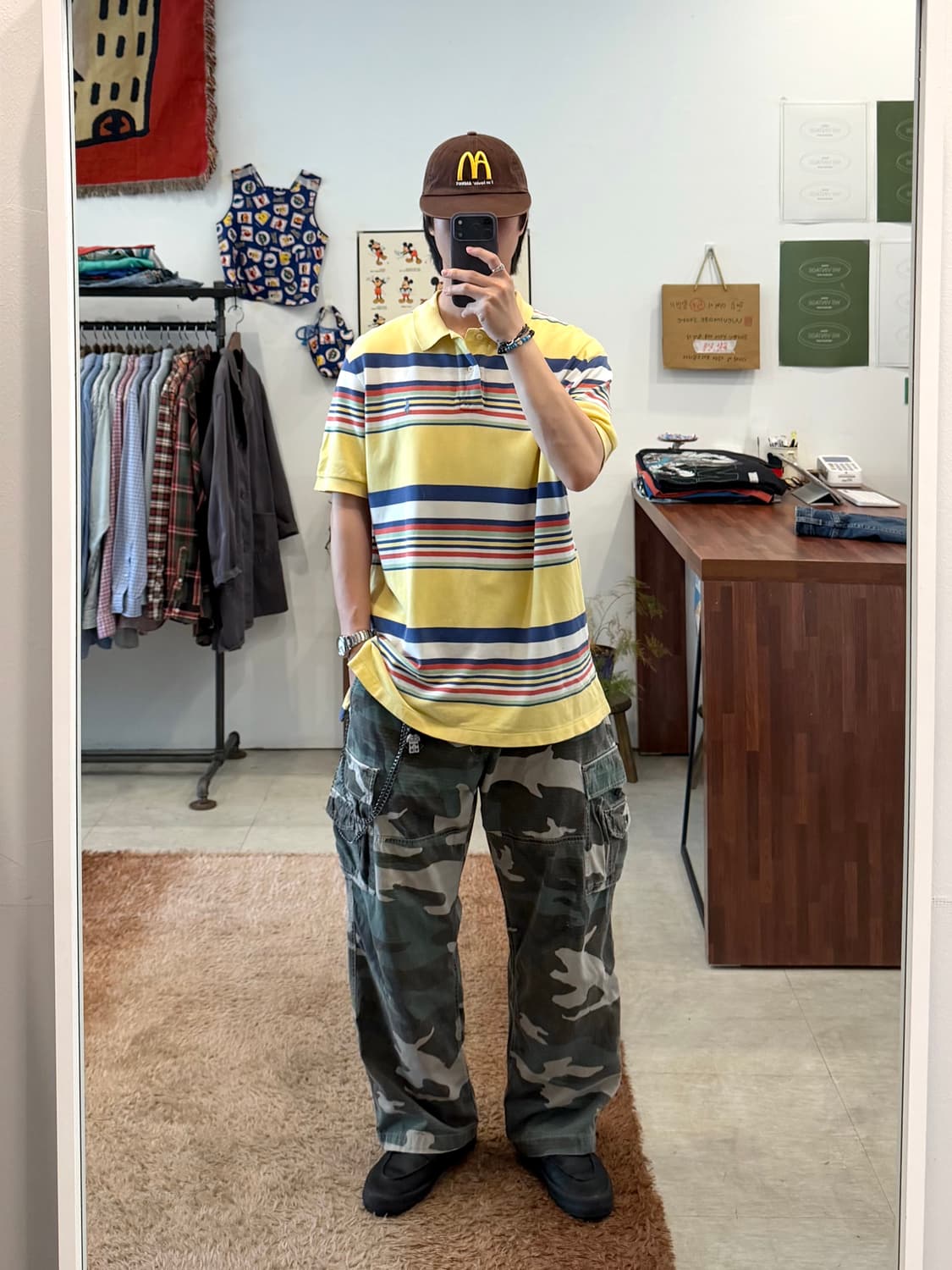 00s Polo RL 폴로 랄프로렌 스트라이프 pk 반팔 티셔츠 상품이미지2