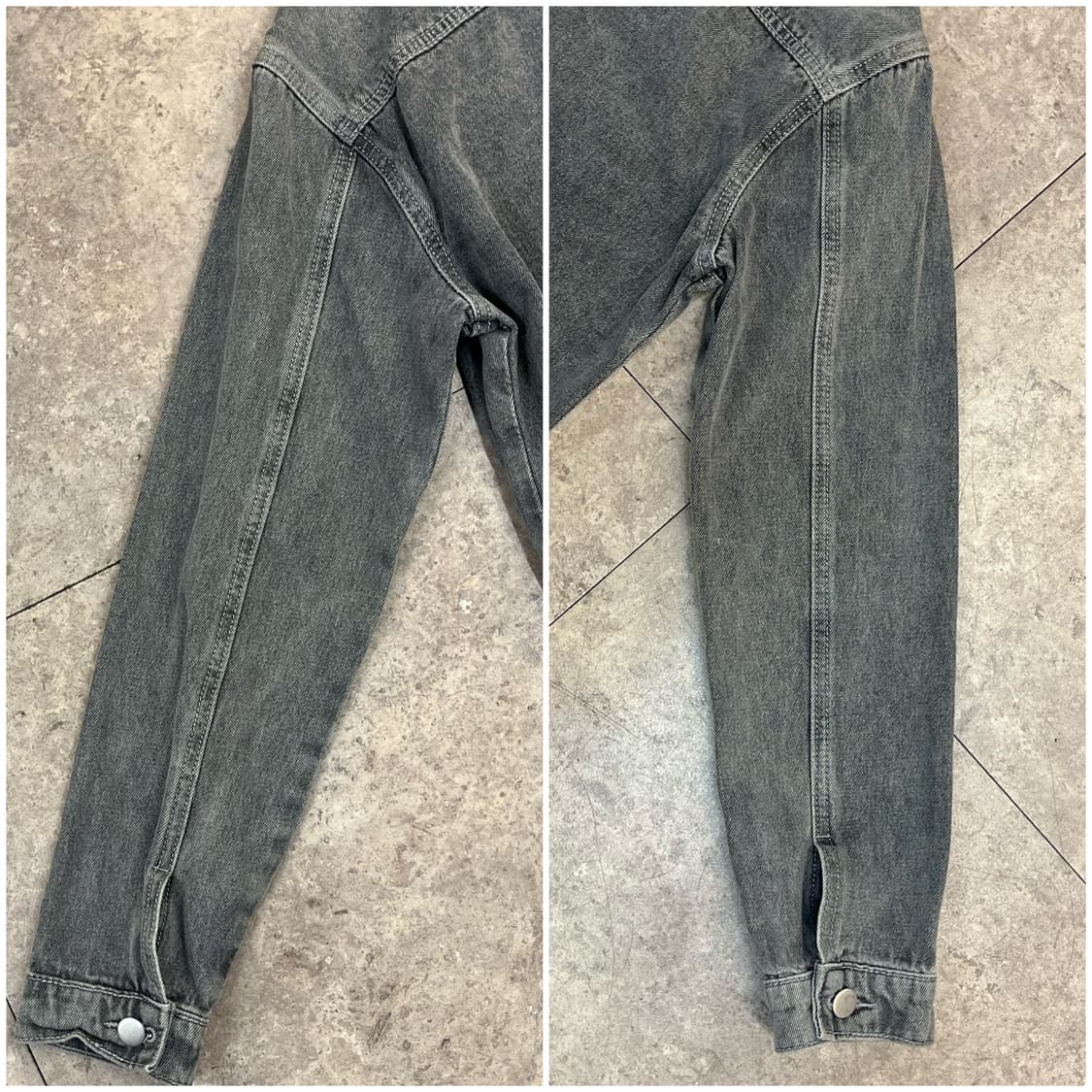 빈티지 데님 자켓 그레이 #csz2730 상품이미지8