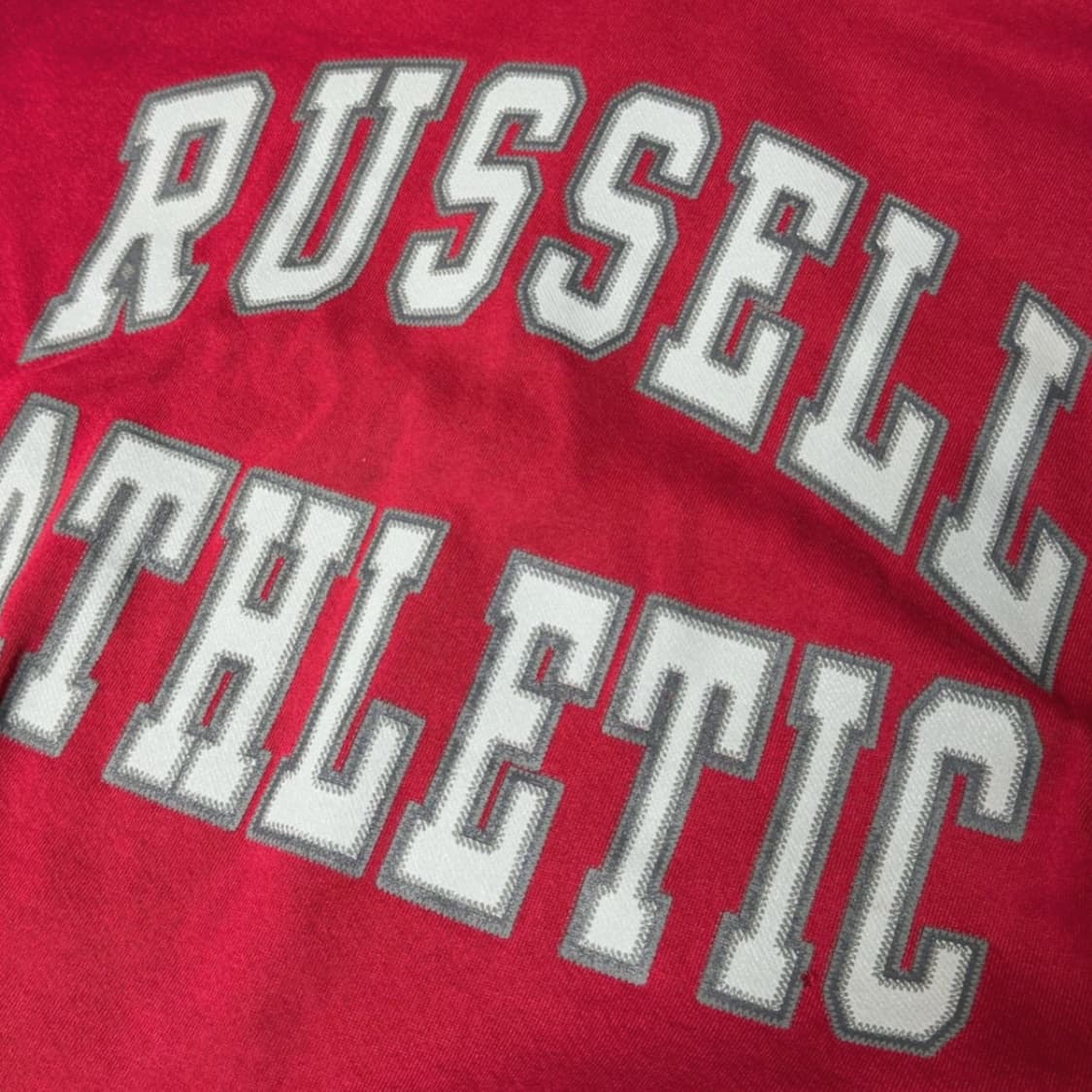 90s Russell Athletics 러셀 로고 스웻 상품이미지3
