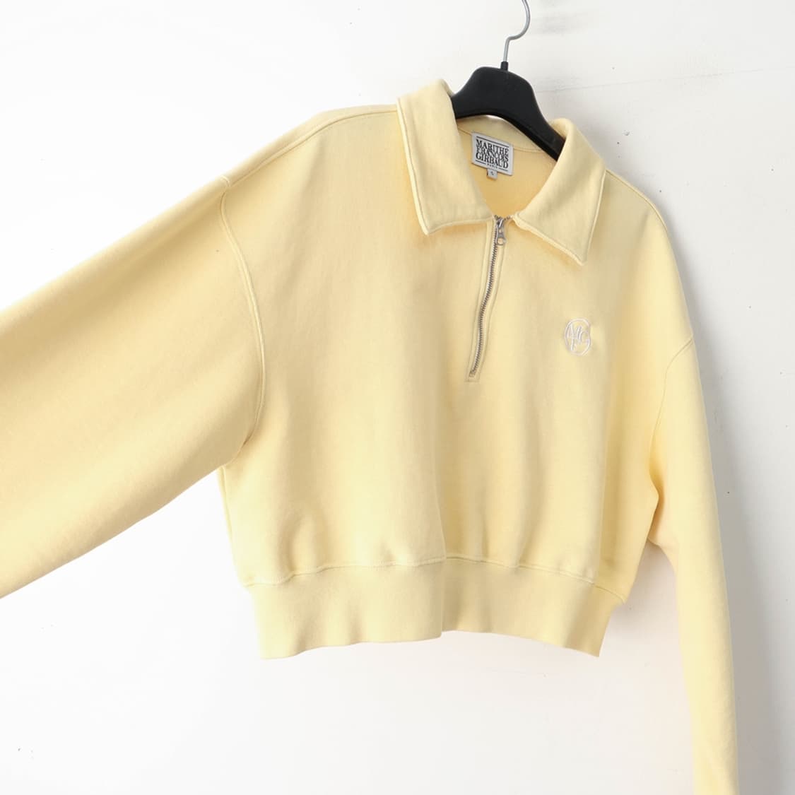 55/마리떼프랑소와저버 반집업 크롭 스웻셔츠 상품이미지5