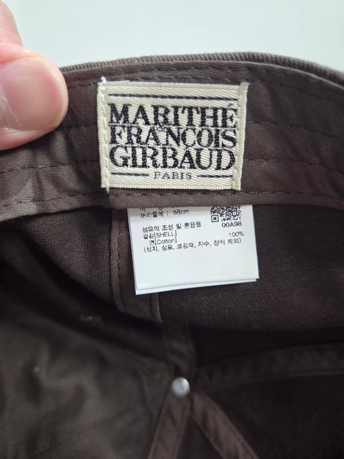 마리떼 프랑소와 저버 볼캡 브라운 상품이미지5