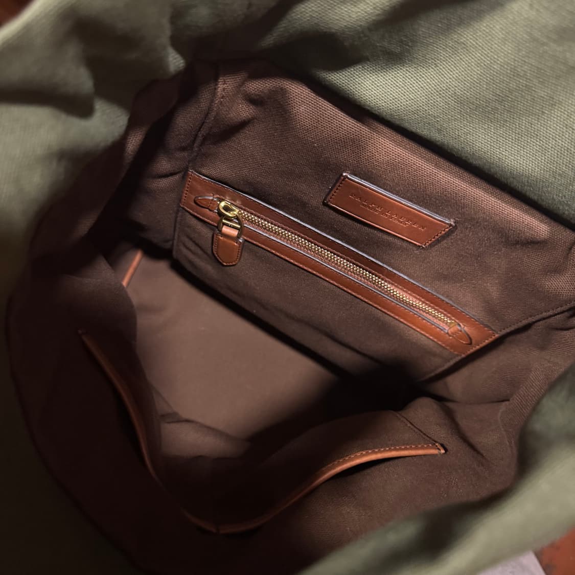 랄프로렌 퍼플라벨 캔버스 백팩 판매(가방) 합니다. 상품이미지8