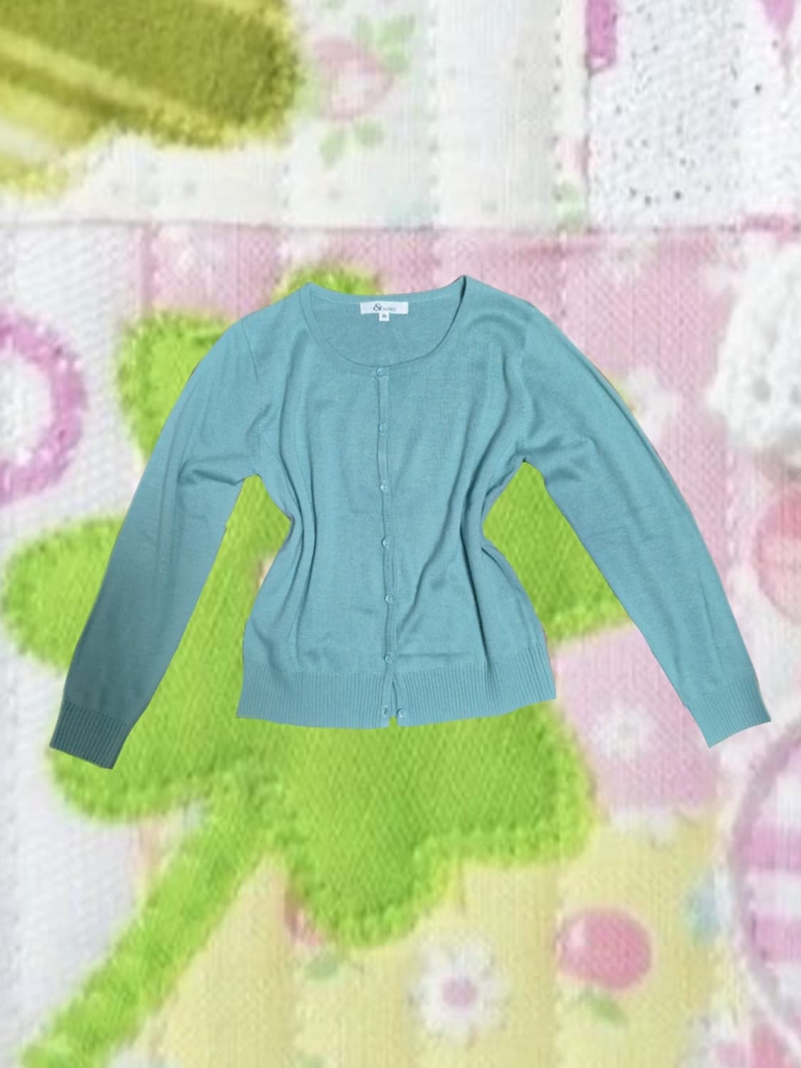 핑키앤다이안 모리걸 일본 빈티지 민트 가디건 P&D 상품이미지1