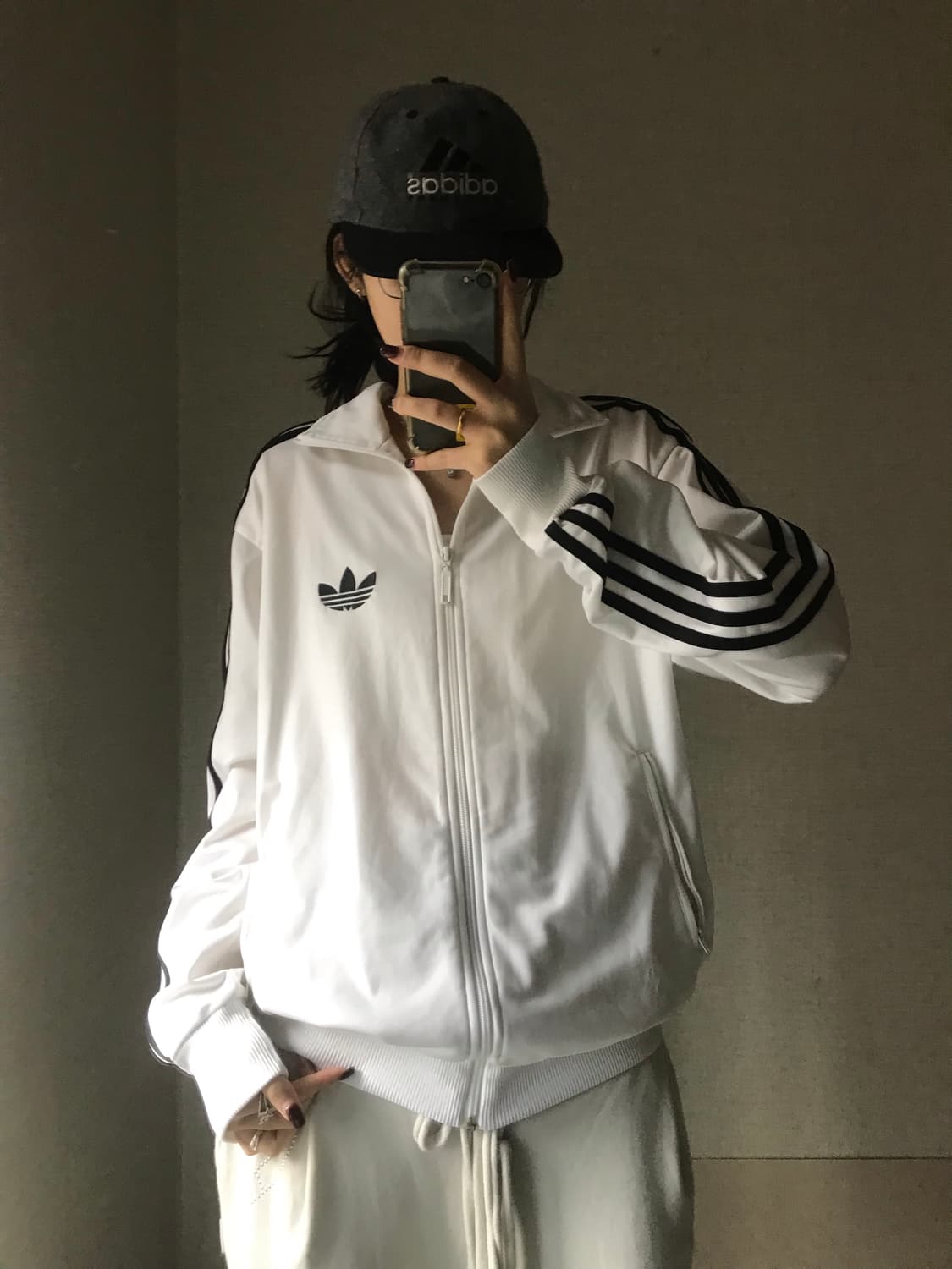 아디다스 흰검 구파이어버드 져지 상품이미지4