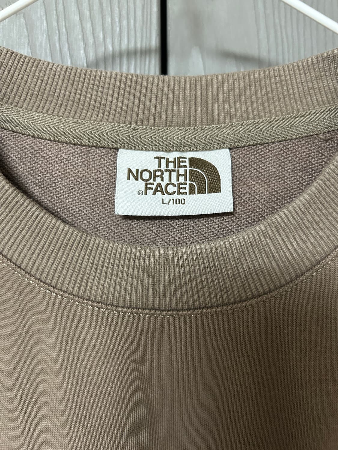 노스페이스 브라운 맨투맨 L 상품이미지4