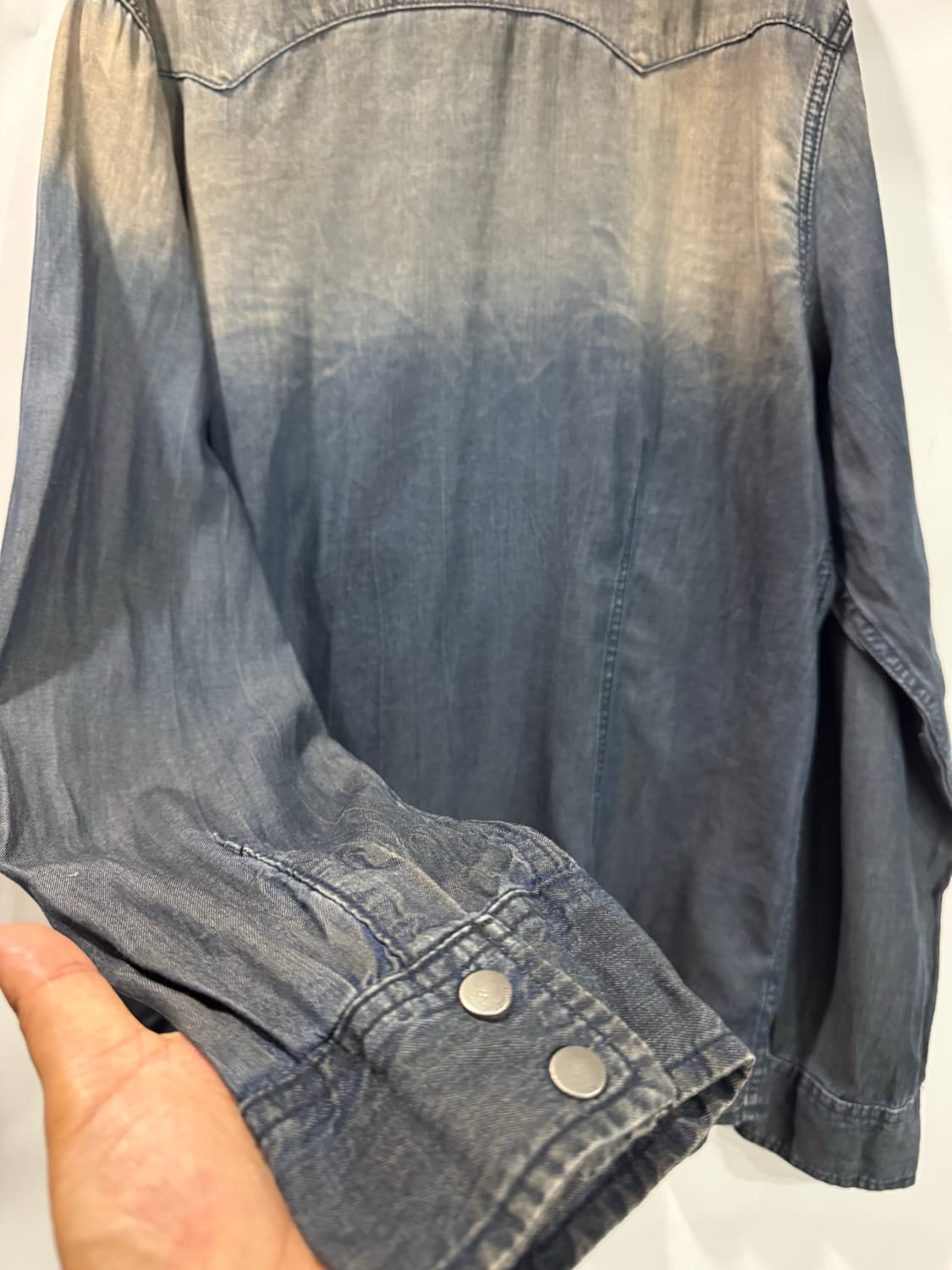 (2XL) 할리데이비슨 리오셀 워싱 데님셔츠 8.9  상품이미지5