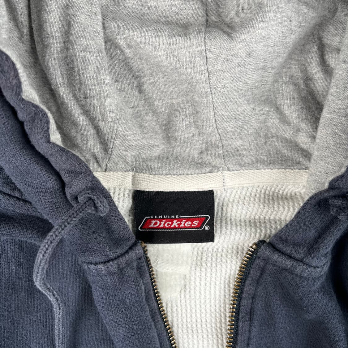 빈티지 디키즈 써멀 라인드 후드집업 네이비 상품이미지4