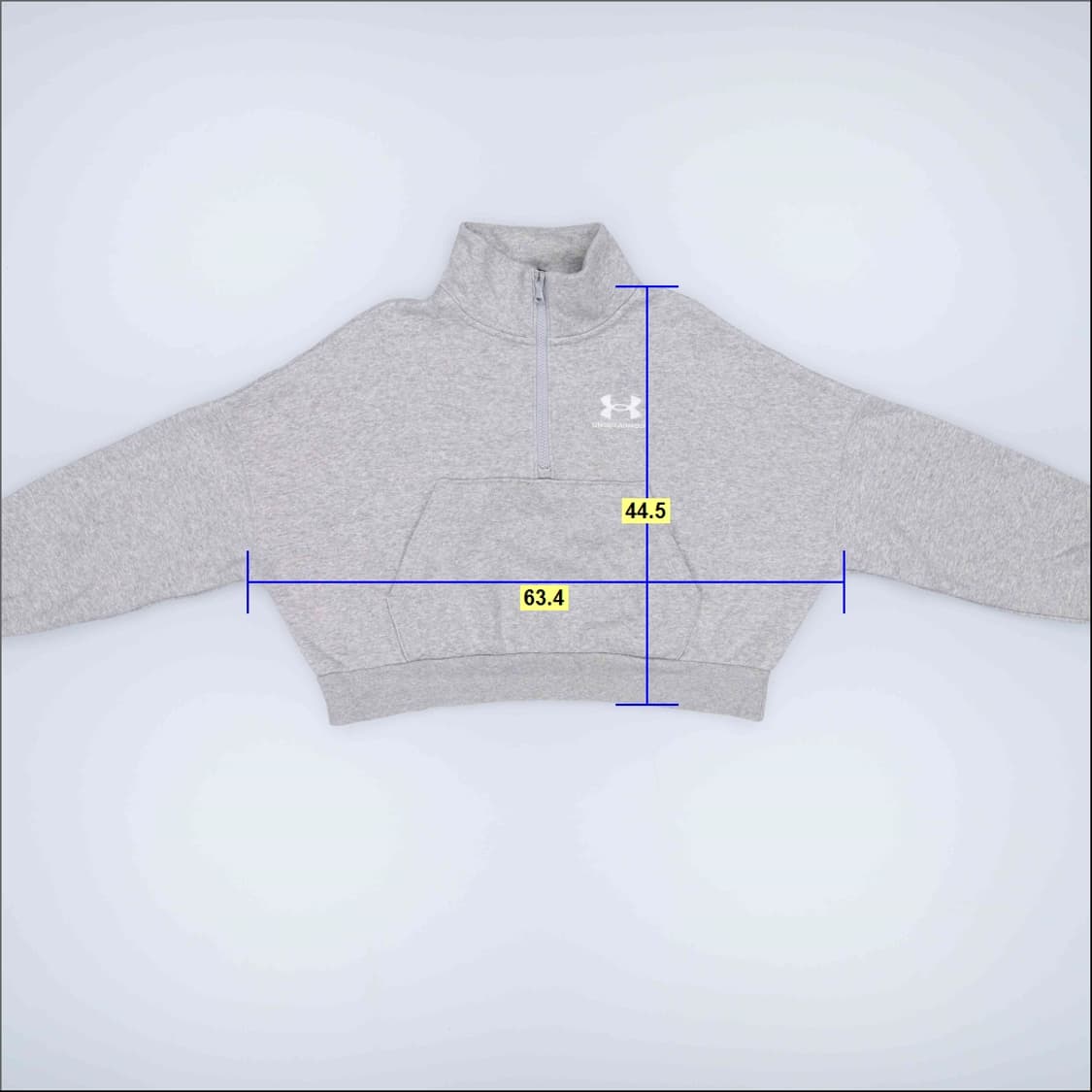 [S/P] 신형 언더아머 여성 기모 크롭 반집업 1229H1 상품이미지7