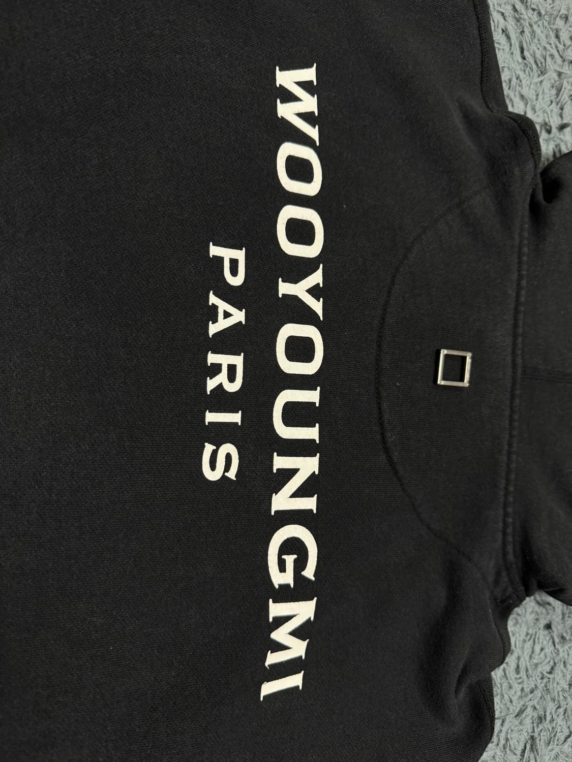 우영미 백로고 후드티 23SS 48사이즈 상품이미지3