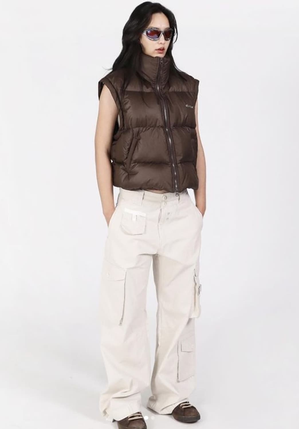 배드블러드 디테쳐블 슬리브 다운 푸퍼 패딩 블랙 상품이미지2