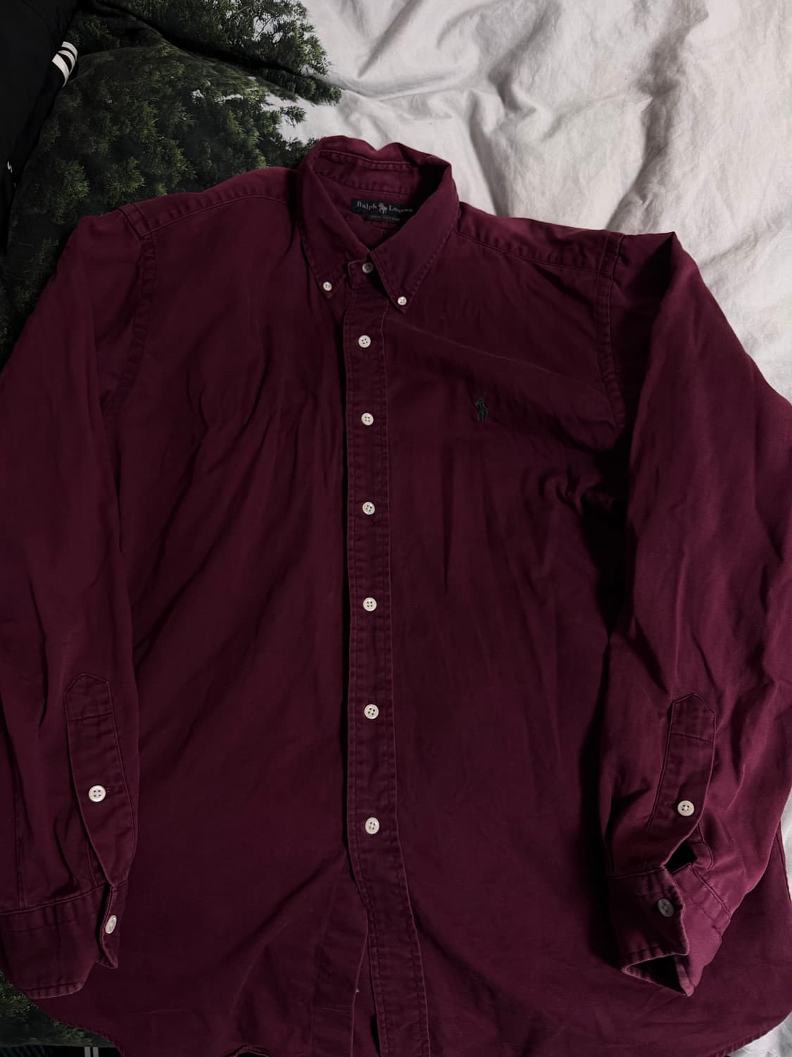폴로셔츠 버건디 L 상품이미지2