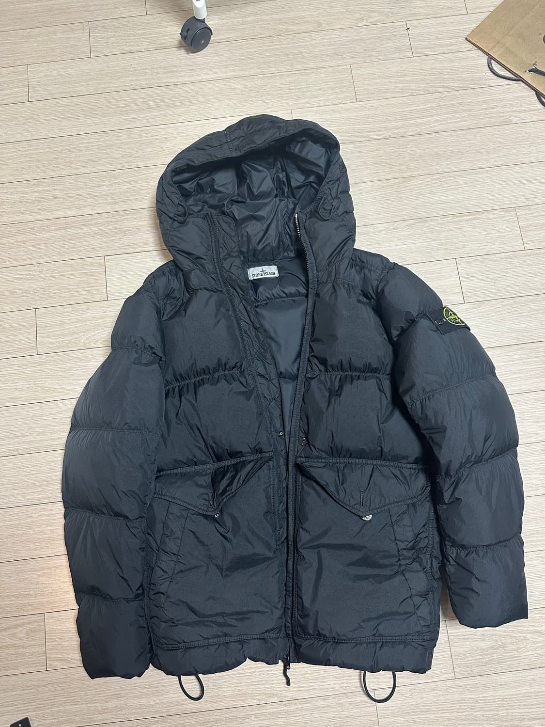 [L] 스톤아일랜드 40723 크링클랩스 후드 패딩 상품이미지1