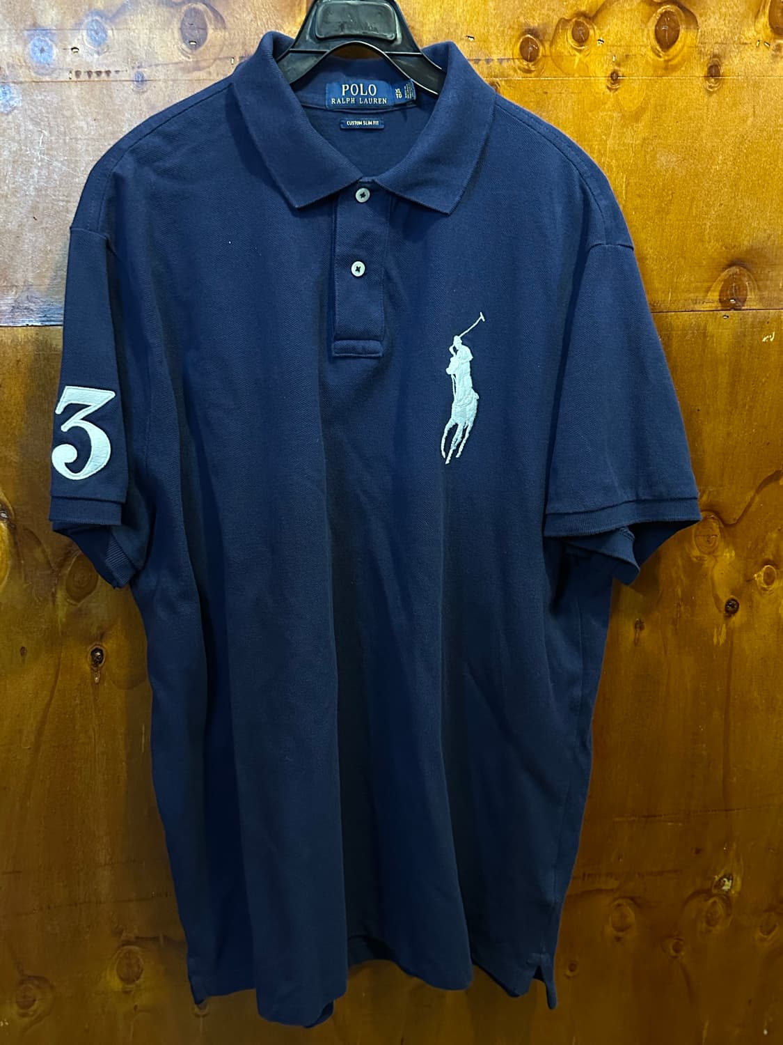 폴로 랄프로렌 빅포니 카라티 반팔 네이비 XL 상품이미지1