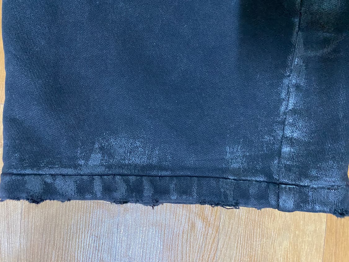 정가이하) 에모스탠스 클럽 6포켓 와이드 배기 코티드 스웻팬츠 1사이즈 상품이미지8