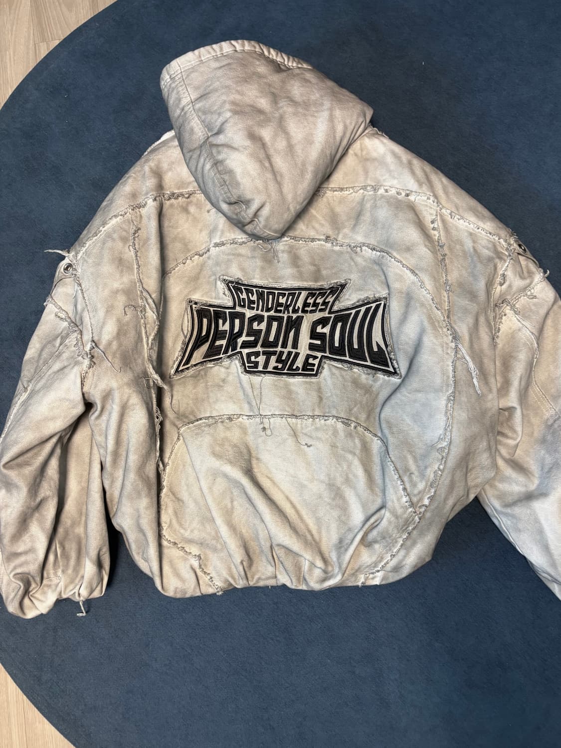 Personsoul 더티워싱 패딩 상품이미지3